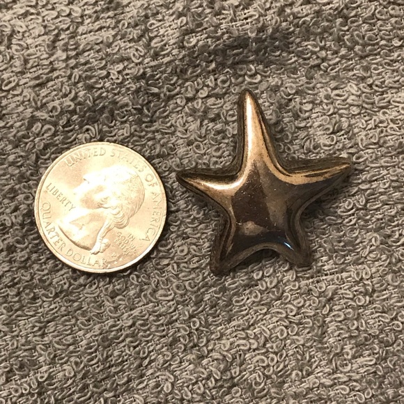 STERLING SILVER  🏝 STAR FISH Earrings 🐟 - Picture 3 of 3